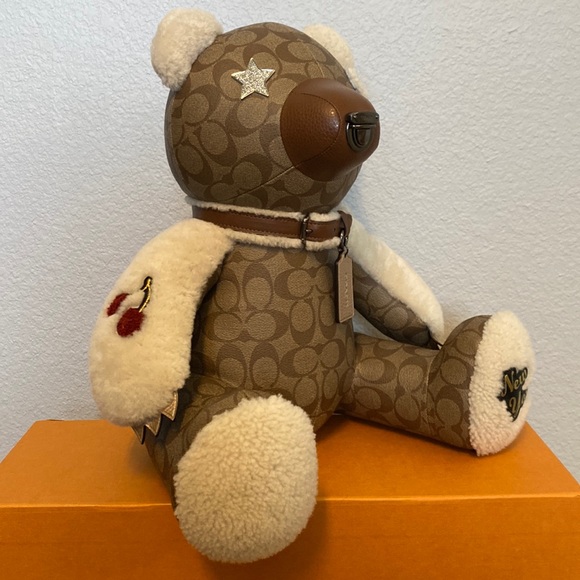 Coach Monogram Canvas Teddy Bear - Limited Edition - New York - Picture 2 of 12